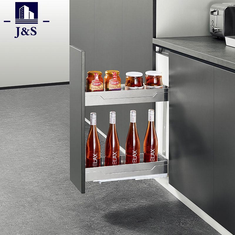 Is the Introduction of the Stainless Steel 304 Two-Tier Kitchen Slim Storage Basket for Spice Racking a Game-Changer?
