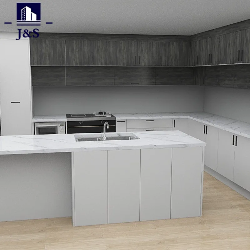 Ash Wood Timber Kitchen Cabinet