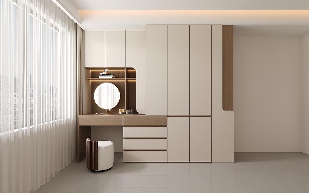 Custom Made wardrobe study desk