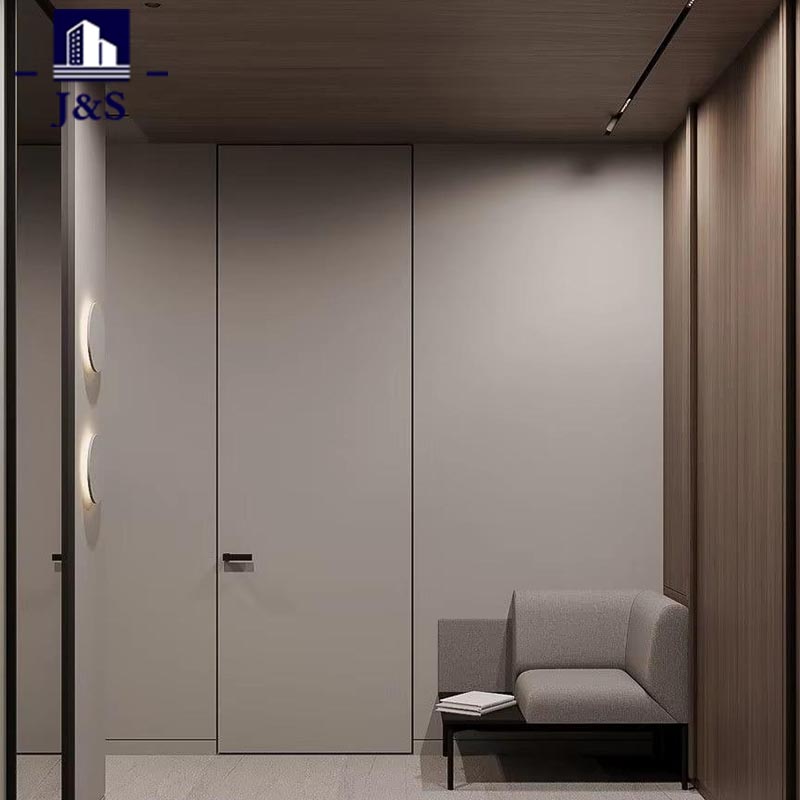 Minimalism Aluminum frame interior Door